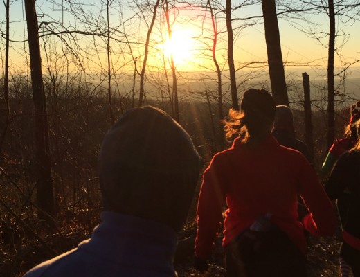 2015 Chattanooga 10K Trail Race sunrise