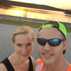 Thankful for a sunset run at Lake Horton