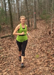 Mary Catherine trail running at High Falls State Park