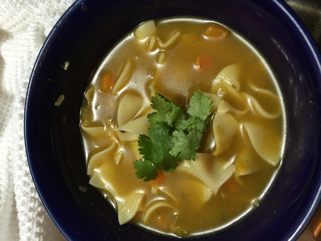 Vegetable No-noodle / Noodle soup recipe